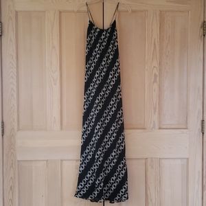 Vince indigo silk maxi dress